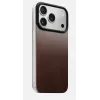 NOMAD Magnetic Leather Back für iPhone 17 Pro MagSafe-kompatibel Horween Leder Rustic Brown