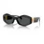 Versace VE4466UGB187 Herren-Sonnenbrille Schwarzes Gestell Dunkelgraue Gläser 54-19-140