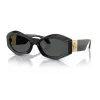 Versace VE4466UGB187 Herren-Sonnenbrille Schwarzes Gestell Dunkelgraue Gläser 54-19-140