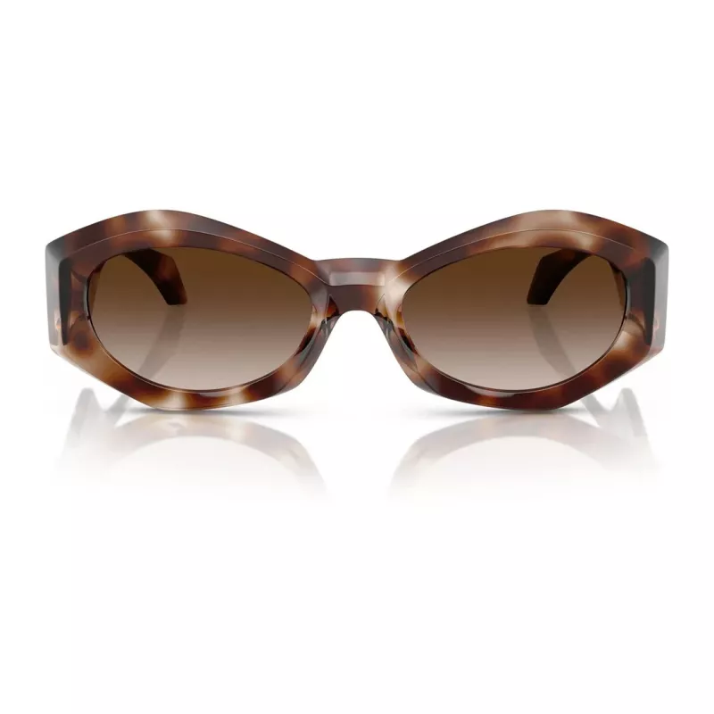 Versace VE4466U Herren-Sonnenbrille, quadratisch, Acetat, schwarzer Rahmen, graue Gläser, 54mm VE4466U54613B