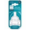 Philips Avent Anti-Colic Babyflaschen-Silikonsauger, schneller Milchfluss, 6M+, 2er-Pack