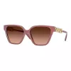 Versace Damen Cat-Eye-Sonnenbrille VE4471BF54755 Havana/Dunkelgrau 56/16/140 mm