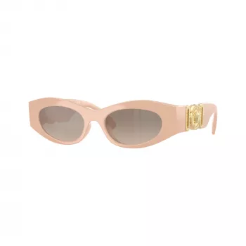 Versace VE4480U54946I Damen-Sonnenbrille, Havana Rahmen, Dunkelbraune Gläser, 51mm