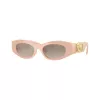Versace VE4480U54946I Damen-Sonnenbrille, Havana Rahmen, Dunkelbraune Gläser, 51mm