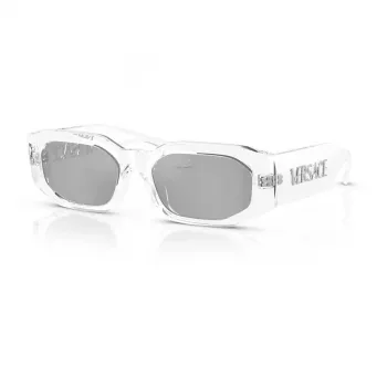 Versace Unisex-Sonnenbrille VE4489U1488V Schwarz/Dunkelgrau 55-18-140