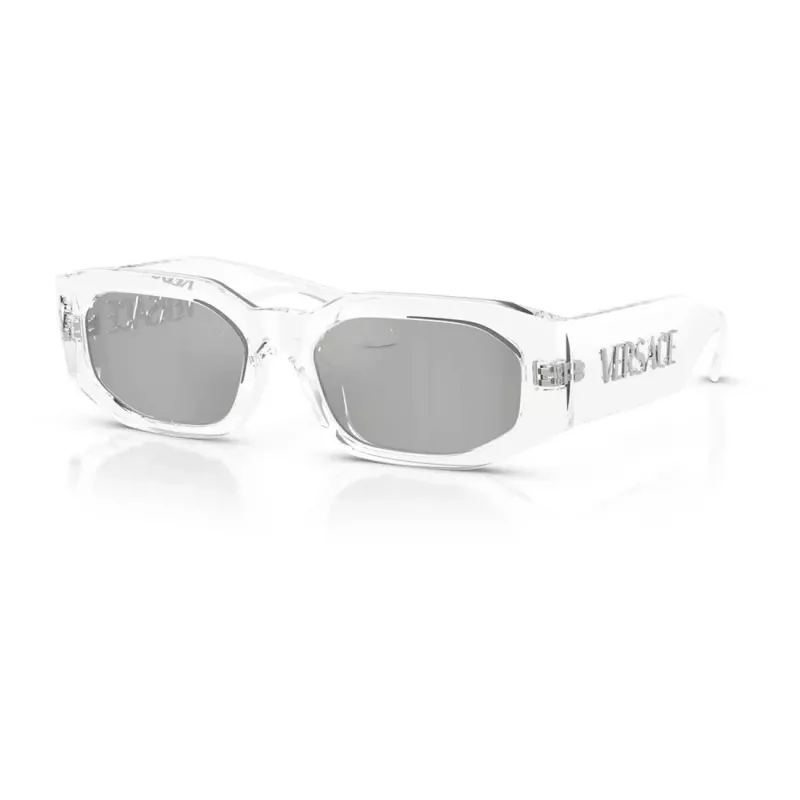 Versace Unisex-Sonnenbrille VE4489U1488V Schwarz/Dunkelgrau 55-18-140