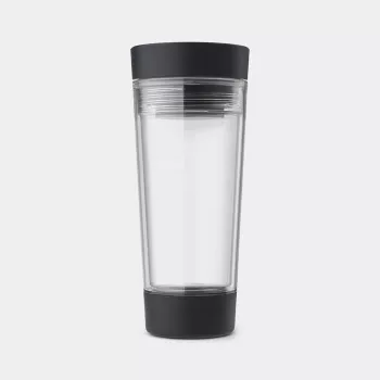BRABANTIA Make & Take Reise-Tee-Becher, 0,36 L, Dunkelgrau