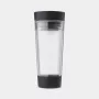 BRABANTIA Make & Take Reise-Tee-Becher, 0,36 L, Dunkelgrau