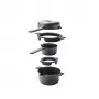 Brabantia All-in-One Topf- und Pfannenset, Schwarz