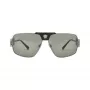 Versace VE2251-1001-2 Herren-Sonnenbrille Pilot Aviator Schwarzes Gestell Graue Gläser 63mm
