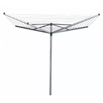 Brabantia Topspinner Wäschespinne 40m, 4 Arme, Metallic Grey