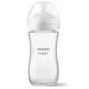Philips AVENT Natural Response Glas Babyflasche 240 ml, Medium Flow Sauger, 1m+