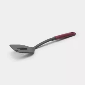 Brabantia Profile Line Pfannenwender mit Schlitzen, Aubergine Rot