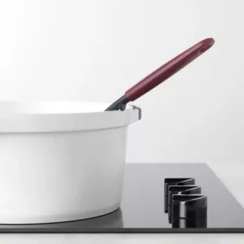 Brabantia Profile Line Pfannenwender mit Schlitzen, Aubergine Rot