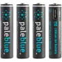 Pale Blue PB-AAA-C USB-C wiederaufladbare Lithium-Ionen AAA-Batterie
