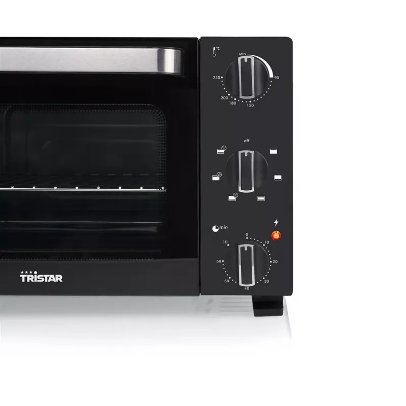 Tristar OV-3652 Mini-Backofen mit Timer, Kontrollleuchte und Umluftfunktion, 20 L