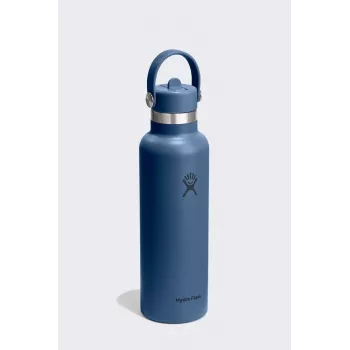 Hydro Flask 21 Oz Standard Flex Straw Cap Trinkflasche - Harbor Blue