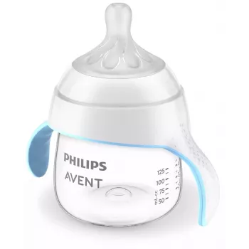 Philips Avent Natural Response Trinklernbecher 150 ml, Sauger mit mittlerem Durchfluss, 6m+