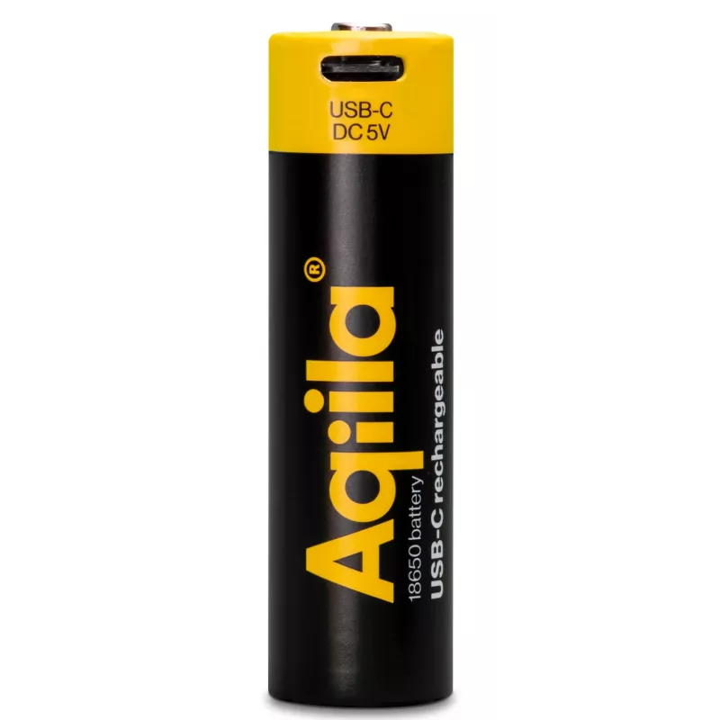 AQIILA AQ18018650398C1 USB-C wiederaufladbarer NiMH-Akku, 1,2 V, 1 Stk.