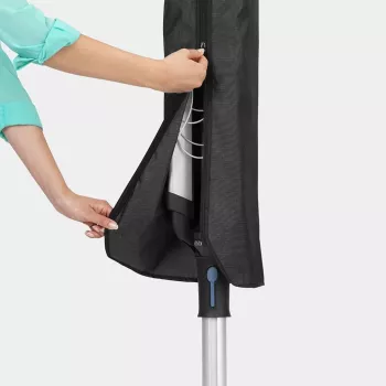 Brabantia Wäschespinne Lift-O-Matic 50 m, Metallic Grey