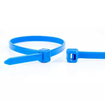 WKK Blaue Kabelbinder 100 x 2,5 mm, 100 Stück, Polyamid 6.6 11032671