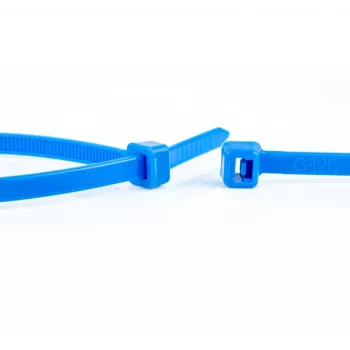 WKK Blaue Kabelbinder 100 x 2,5 mm, 100 Stück, Polyamid 6.6 11032671
