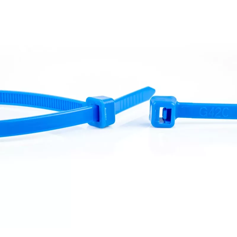 WKK Blaue Kabelbinder 100 x 2,5 mm, 100 Stück, Polyamid 6.6 11032671