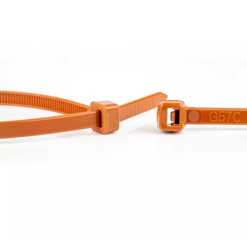 WKK Braune Nylon-Kabelbinder 200 x 3,6 mm, 100er-Pack 110124171