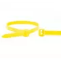 WKK Gelbe Nylon-Kabelbinder 100 x 2,5 mm, 100er-Pack 11032471