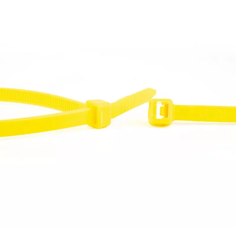 WKK Gelbe Nylon-Kabelbinder 100 x 2,5 mm, 100er-Pack 11032471