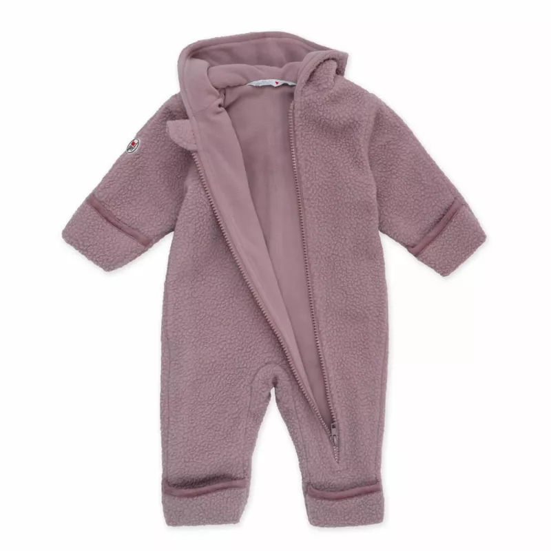 Lodger Skier Teddy Baby Strampler, Größe 62, Rosé