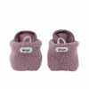 Lodger Slipper Teddy Baby Hausschuhe, Rose, 6-12 Monate, Antirutsch-Sohle, Fleece