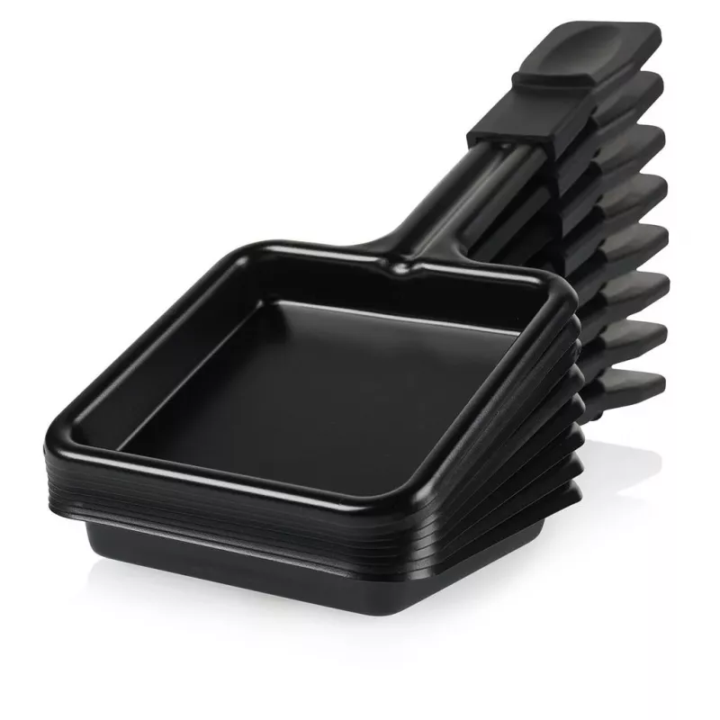 Tristar RA-2747 Raclette mit Antihaftbeschichtung, Kontrollleuchte, Grillfunktion, Schwarz, Stein