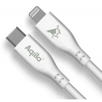 AQIILA 4SI843 USB-C auf Lightning Lade- und Synchronisierungskabel 2m 60W PD AQCBPBIC4SI843