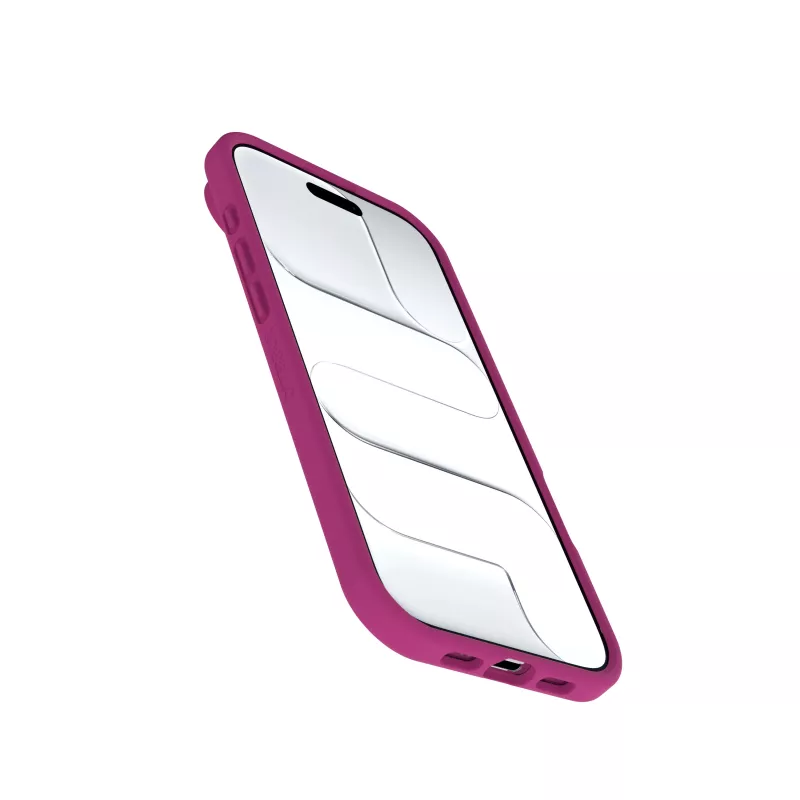 OtterBox React Series Rückseitenabdeckung für Apple iPhone Air – MagSafe-kompatibel – Rose Crystal (Pink/Klar) 77-98614