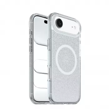 OtterBox React Series Hülle für Apple iPhone 15 Pro Max – Stardust (Transparent Glitzer), MagSafe-kompatibel 77-99279