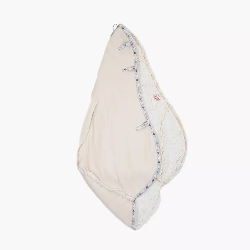Lodger Bunker Folklore Fleece Ganzjahres-Fußsack, Beige
