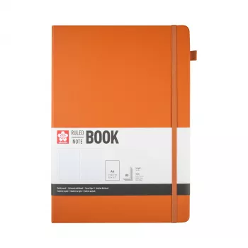 Sakura Notizbuch DIN A4 liniert, bernsteinfarbenes Hardcover, 160 Seiten 94146605