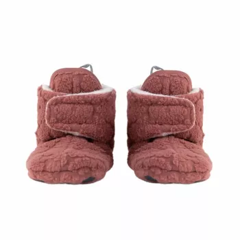 Lodger Slipper Folklore Fleece Babyschuhe, 12-18 Monate, Rosewood