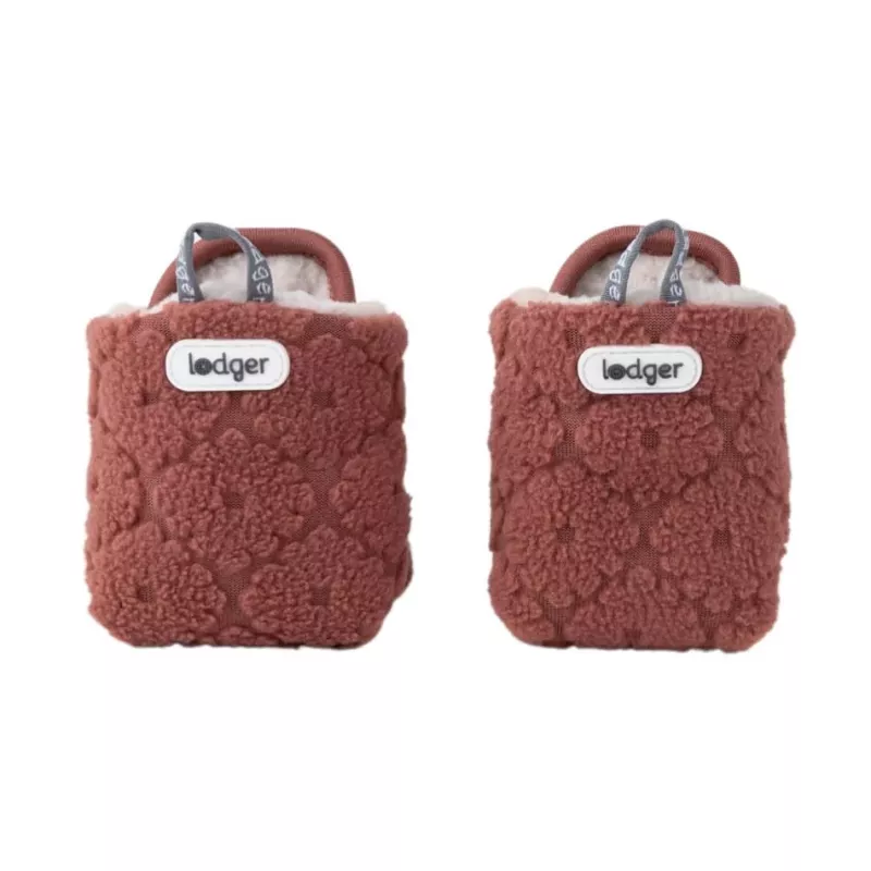Lodger Slipper Folklore Fleece Babyschuhe, 12-18 Monate, Rosewood