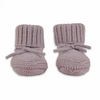 Lodger Slipper Merino Wool Babyschuhe, Rosé, 6-12 Monate