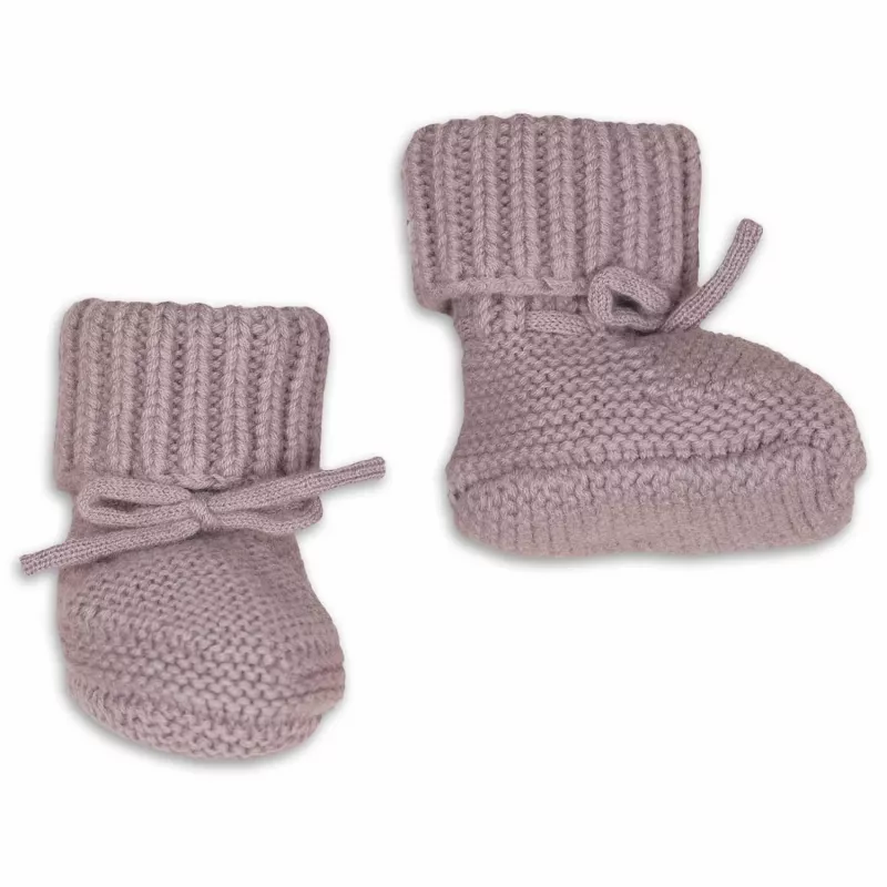 Lodger Slipper Merino Wool Babyschuhe, Rosé, 6-12 Monate
