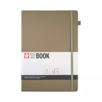 Sakura Notizbuch DIN A4 liniert, dunkelgrau Hardcover 160 Seiten, 1 Stück (94147005)