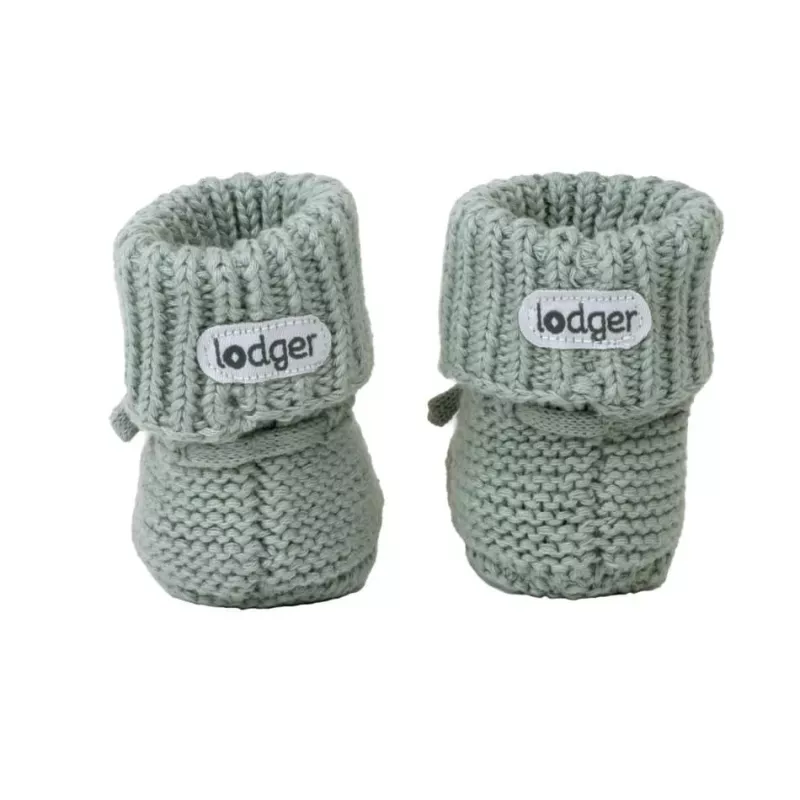 Lodger Slipper Strick-Babyschuhe Seide 0-6 Monate