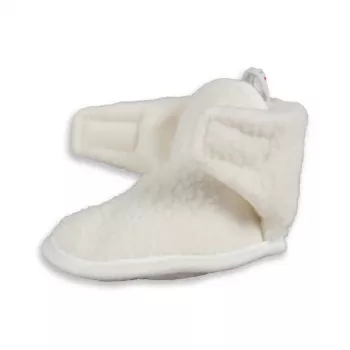 Lodger Slipper Teddy Babyschuhe Cloud Dancer 6-12m