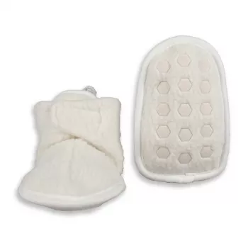 Lodger Slipper Teddy Babyschuhe Cloud Dancer 6-12m