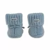 Lodger Slipper Merino Wool Babyschuhe, Blue Fogg, 6-12 Monate
