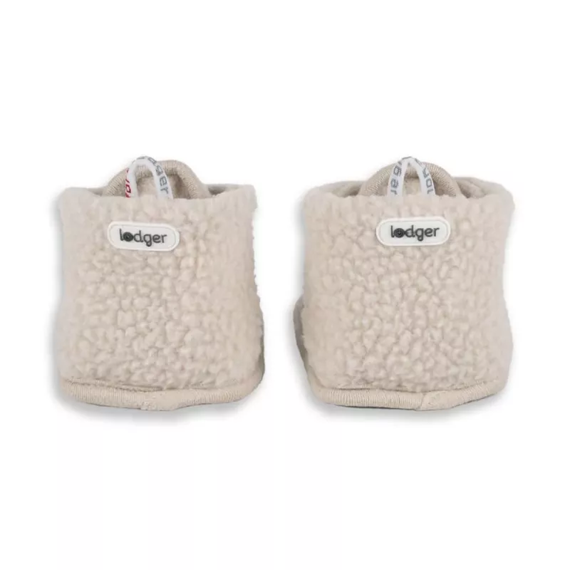 Lodger Slipper Teddy Babyschuhe, Birch, 6-12 Monate, Größe 19-20