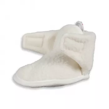 Lodger Slipper Teddy Babyschuhe, Cloud Dancer, 12-18 Monate