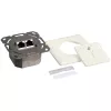 DSIT DC-Wall-In-STP6-I Unterputz Cat. 6 geschirmte Doppel-RJ45-Dose, Elfenbein